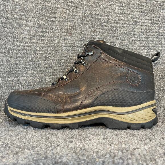 Timberland Brown Leather Waterproof Boots Ankle Lace Up Hiking Shoes 6.5 main image 4